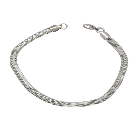 Pulseira Unisex em Aço Inox, Antialérgica.